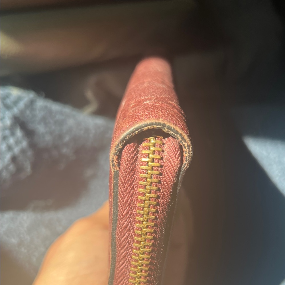 Louis Vuitton Empreinte Zippy Wallet Burgundy Monogram Leather Zip Around Clutch - Picture 10 of 17